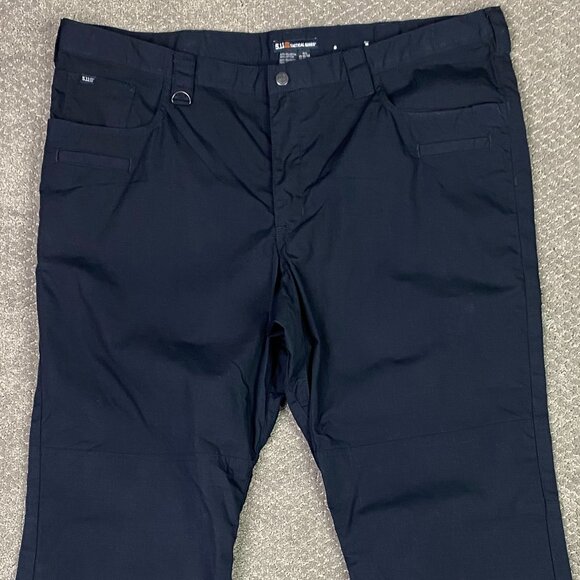 NWOT 5.11 Tactical Pants Men's 44 x 32 Dark Navy Blue Taclite Jean Cut Ripstop - Picture 2 of 11